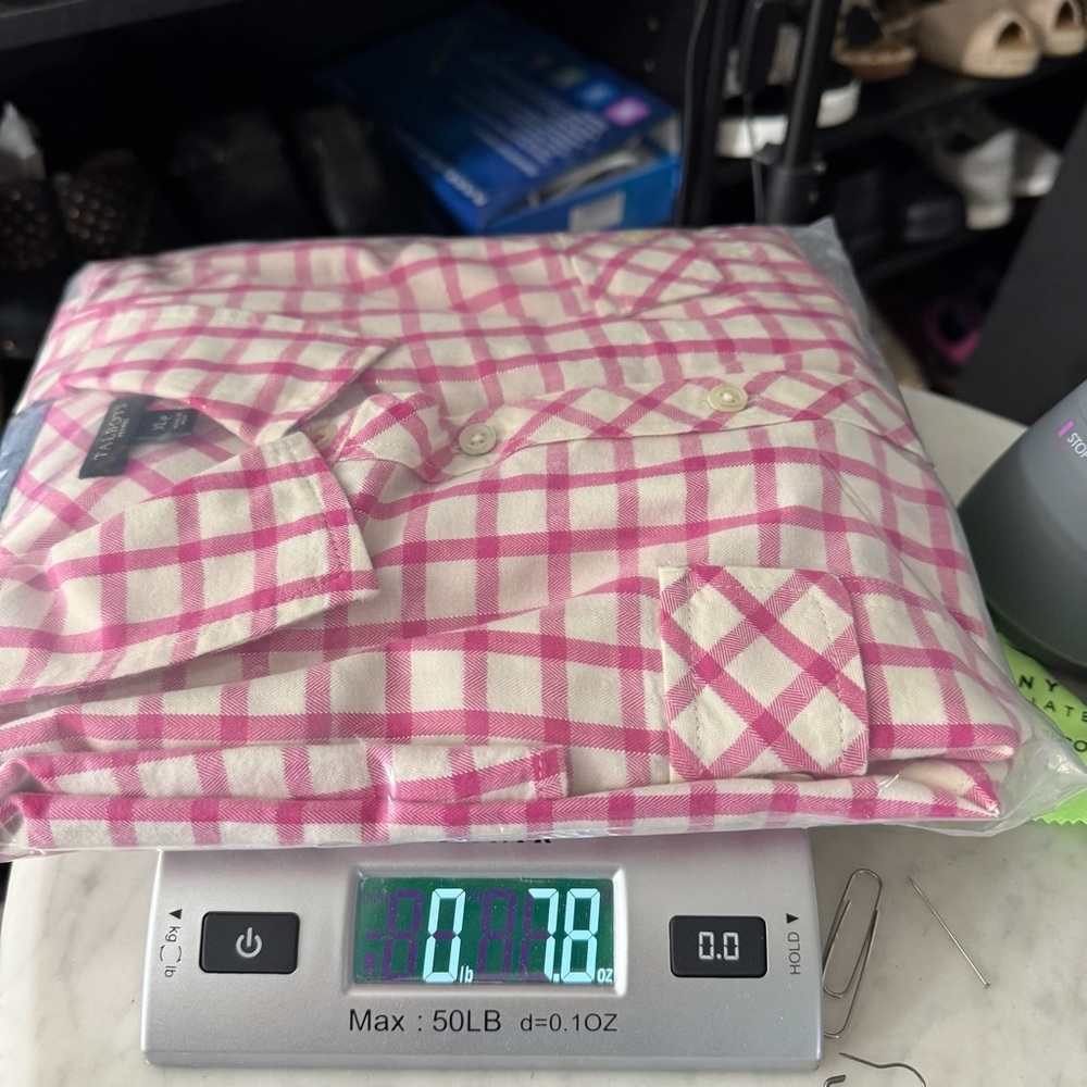 Talbots Pink Plaid Button Down Shirt - Picture 11 of 11